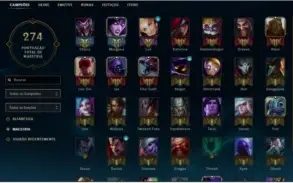 Conta Gold V / 12 skins / 70 champions .