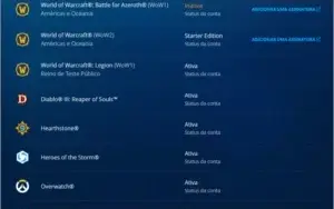 Conta Battle.net WoW - Diablo III