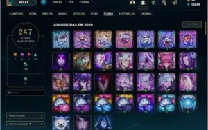 Conta League of Legends 392 Skins