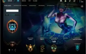 Conta lol  barata (ouro 4)