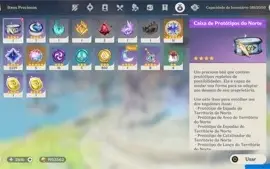 Conta Genshin Impact com muitos bonecos e armas 5 estrelas