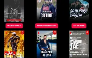 Link da bio e LP Estilo Netflix EDITAVEL CANVA E WORDPREES