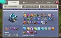 Clash of Clans Cv 13 bem upado