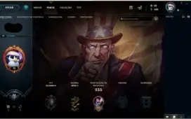Conta lol lv 75