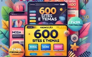 Promoção + De 600 Sites Diversos Nichos Temas 2024 Json