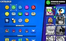 Conta brawl stars com 2 lendários e skins