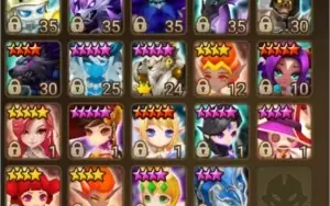 Conta SW MID~LATE game 53 mobs 6* 1 NAT 5 LD