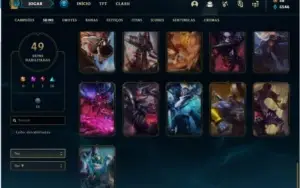 Conta Bronze FULL CHAMPS E SKINS