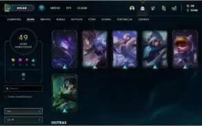Conta Bronze FULL CHAMPS E SKINS