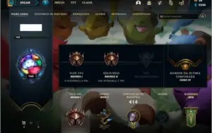 Conta Bronze FULL CHAMPS E SKINS