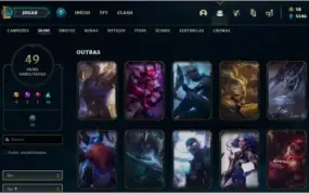 Conta Bronze FULL CHAMPS E SKINS
