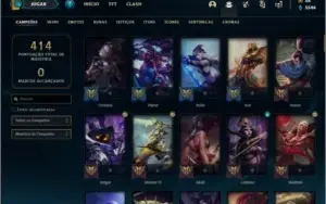 Conta Bronze FULL CHAMPS E SKINS