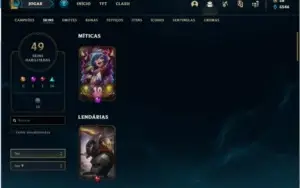 Conta Bronze FULL CHAMPS E SKINS