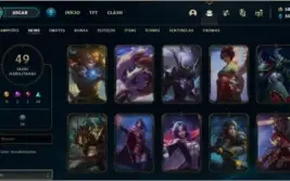 Conta Bronze FULL CHAMPS E SKINS