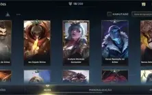 Conta mestre com skins boa e win rate bom