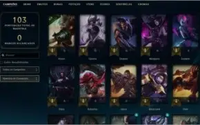 Conta League of Legends - 55 Campeões / 36 Skins / 37000 BE
