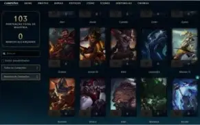 Conta League of Legends - 55 Campeões / 36 Skins / 37000 BE