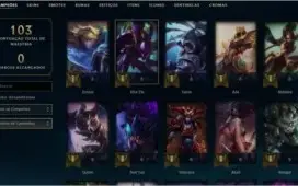 Conta League of Legends - 55 Campeões / 36 Skins / 37000 BE