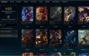 Conta League of Legends - 55 Campeões / 36 Skins / 37000 BE