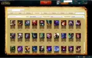 League of Legends 90 campeões / 44 Skins / 2 page Rune -