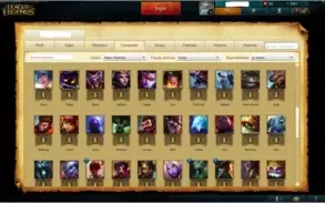 League of Legends 90 campeões / 44 Skins / 2 page Rune -