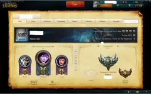 League of Legends 90 campeões / 44 Skins / 2 page Rune -