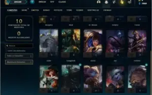 Conta prata 3 com 2 skins e 20 champs