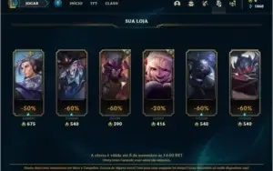 Conta prata 3 com 2 skins e 20 champs
