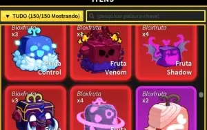 Conta blox fruits muito upada e com 2600 robux