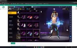 CONTA FREE FIRE FULL GEMADA COM CALÇA ANGELICAL E MUITO MAIS