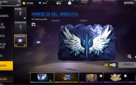 CONTA FREE FIRE FULL GEMADA COM CALÇA ANGELICAL E MUITO MAIS