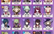 Conta Genshin Impact - AR 47 5 personagens T5