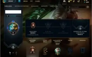 Conta bronze 1 com 25 skins e 78 champs