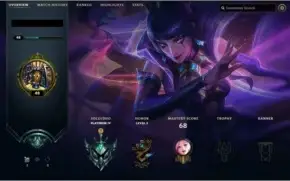 Platina 4, 40 campeões, 18 skins