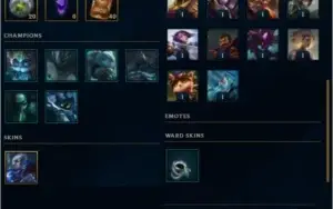 Platina 4, 40 campeões, 18 skins