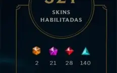 CONTA LVL 564 COM TODOS EMOTES E 321 SKINS