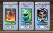 Conta Clash Royale LVL9 ARENA 10 + 8 LENDÁRIAS + TROCA NICK