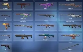 Conta Valorant com muitas skins e cards únicos