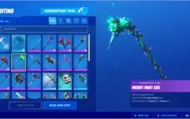 Vendo conta Fortnite com várias skins raras + picareta Minty