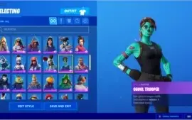 Vendo conta Fortnite com várias skins raras + picareta Minty