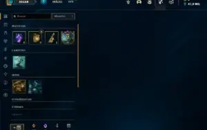 Conta ouro 4 com 22 Champs e 2 Fragmentos de skins