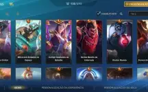 Conta Wild Rift com muitas skins exclusivas!!
