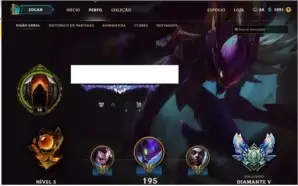 Conta D5 Season 7 Solo/Duo LoL 47 skins (UdyrG) S4 Account
