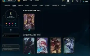 CONTA LEAGUE OF LEGENDS GOLD 4 SMURF