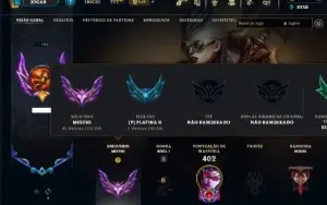 Mestre com 140 Champs e 67 Skins + 372 PDL