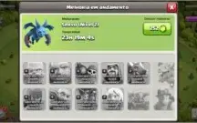 Clash of clans cv 07 full, muito barato
