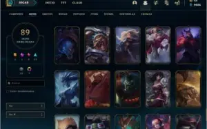 CONTA LOL BARATA COM LUX ELEMENTALISTA PARA VENDER RAPIDO