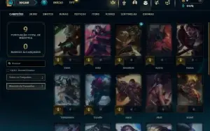 Unranked com 22 Champs e 2 Skins + 2 Fragmentos