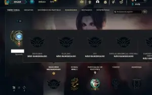 Unranked com 22 Champs e 2 Skins + 2 Fragmentos