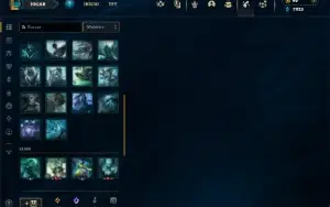 Mestre com 36 Champs e 7 Skins ( 286 PDL )